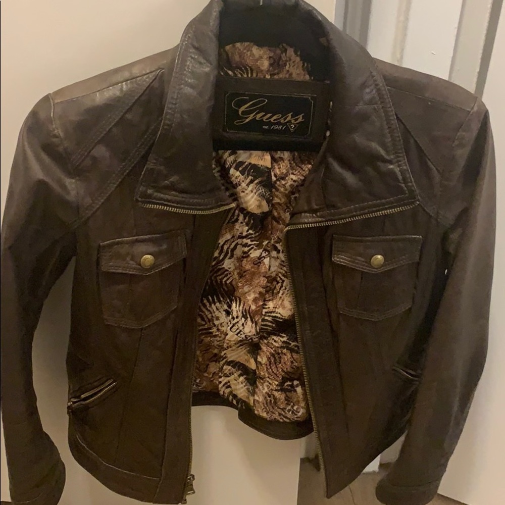 Guess Genuine Leather jacket
